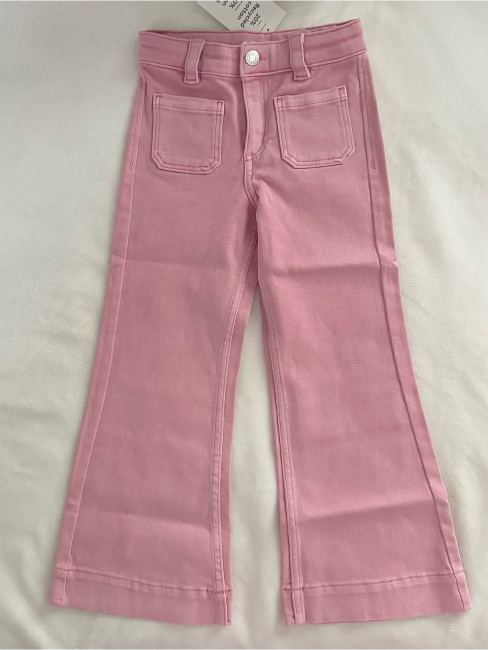 H&M Kids Pink Flared Jeans - Size 6 (5-6Y)